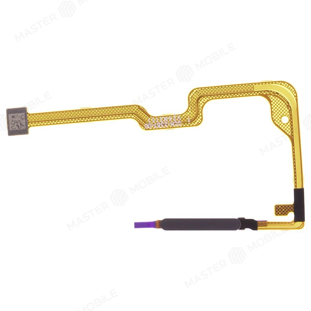 Шлейф для Huawei Honor X6c (NIC-LX1) с комп. + сканер отпечатка пальца (черный) фото №1