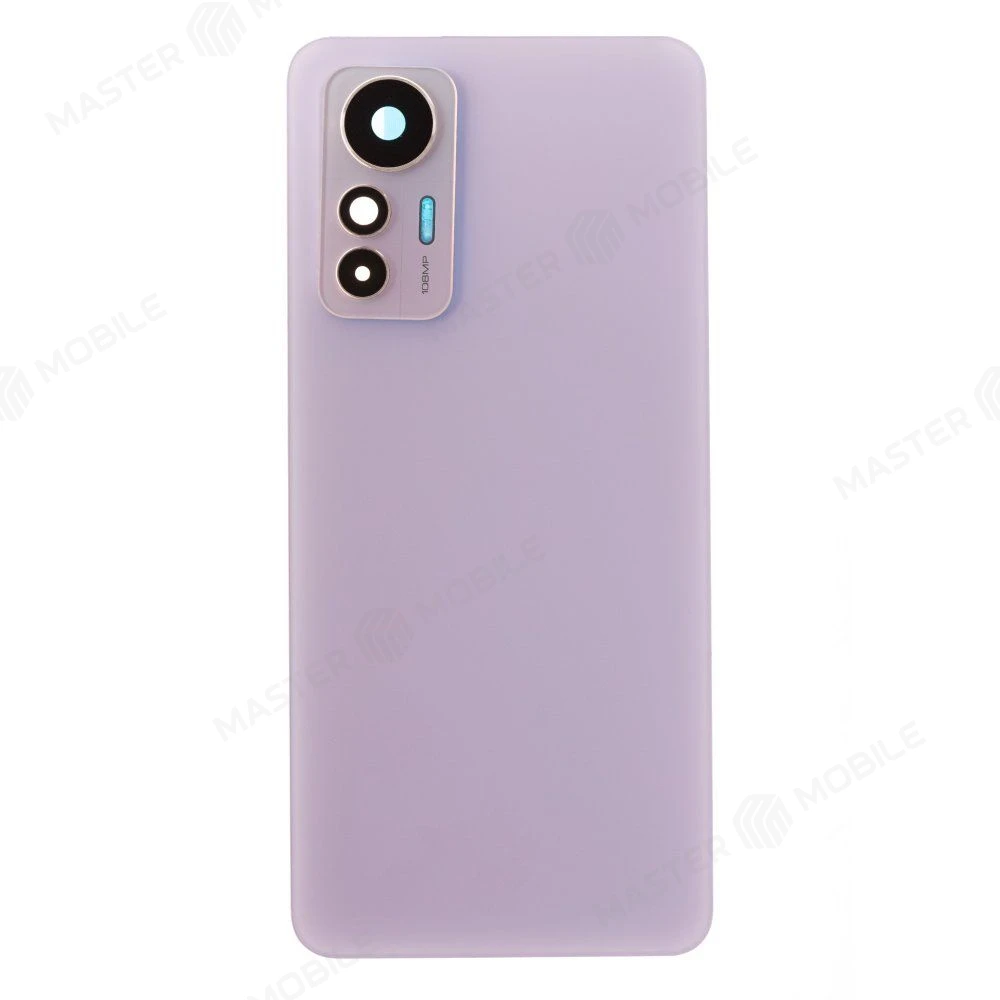 Задняя крышка для Xiaomi 12 Lite (2203129G) (розовый) (в сборе со стеклом камеры)