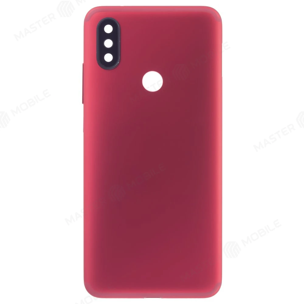 Задняя крышка для Xiaomi Mi A2 (M1804D2SG) / Mi 6x (красный) (в сборе со стеклом камеры) фото №1