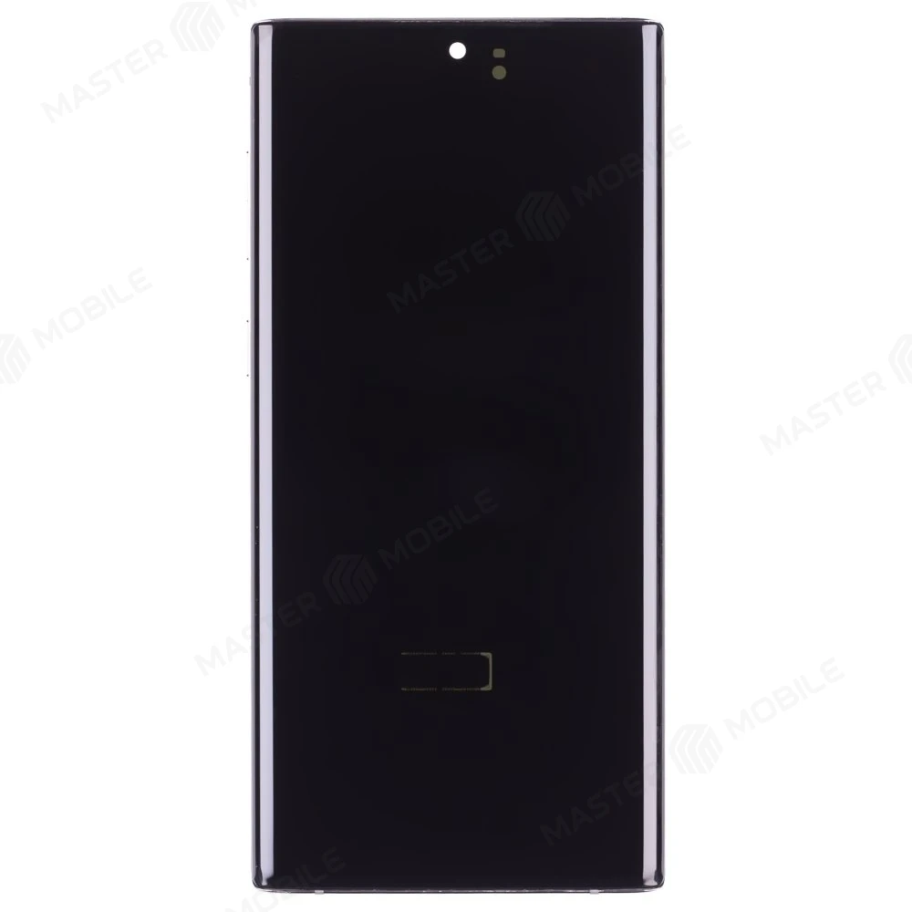 Дисплей для Samsung N970 Galaxy Note 10 + тачскрин (серебристый) (в рамке) (ORIG100) (возможен дефект ЛКП) фото №1