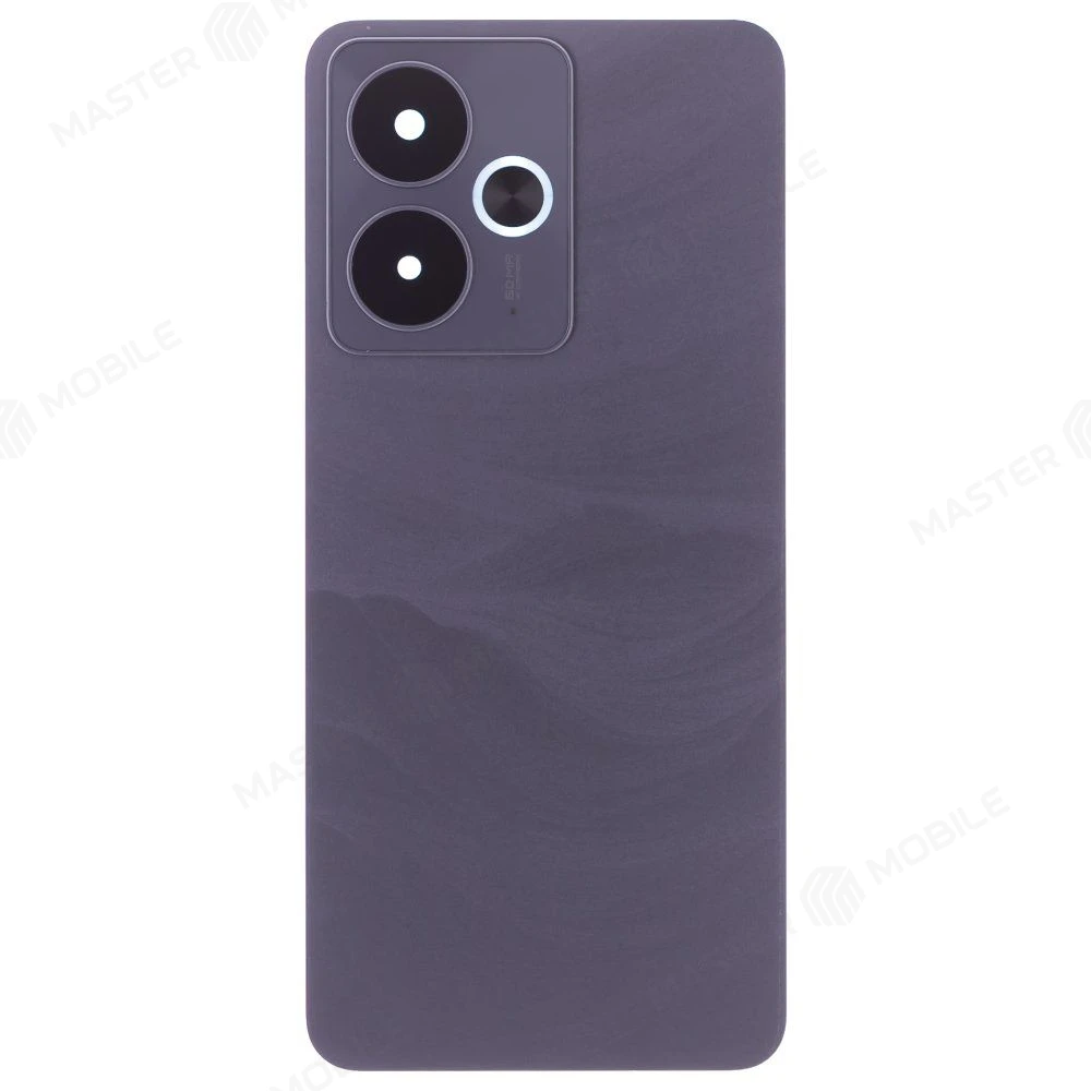 Задняя крышка для Realme 14T (RMX5078) (черный) (в сборе со стеклом камеры)  фото №1