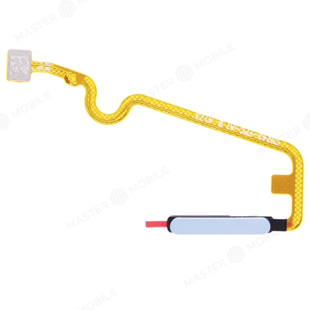 Шлейф для Infinix Note 12 2023 (X676C) / Note 12 Pro (X676B) с комп. + сканер отпечатка пальца (голубой)  фото №1