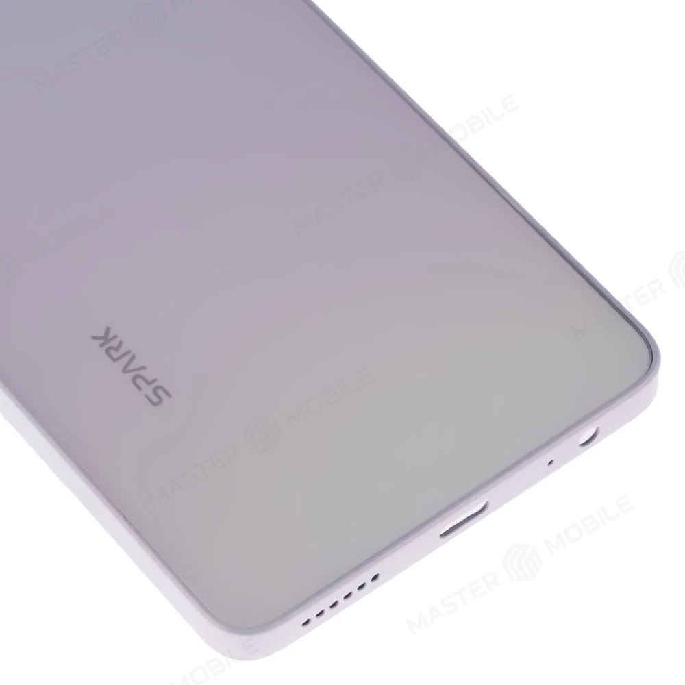 Задняя крышка для Tecno Spark 10 Pro (KI7) (белый) (в сборе со стеклом камеры) фото №4