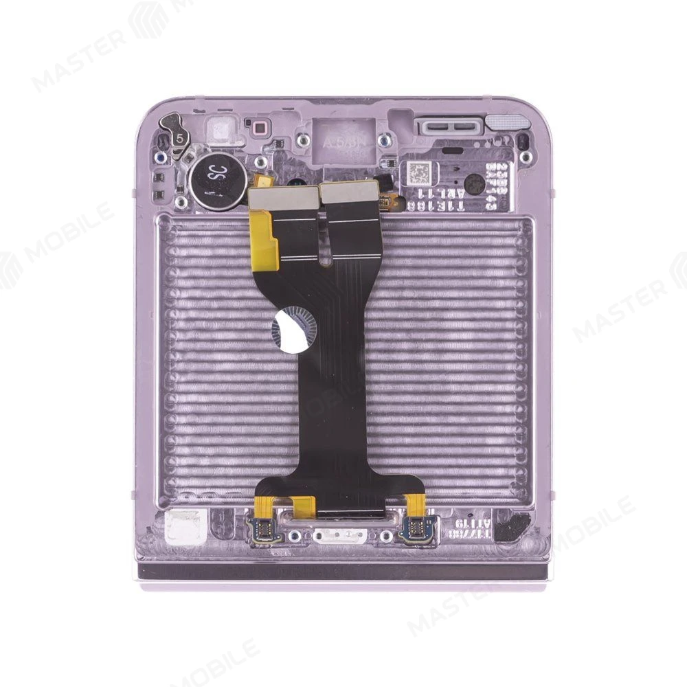 Дисплей для Samsung F731 Galaxy Z Flip 5 + тачскрин (внутренний) (фиолетовый) (в рамке) (ORIG100) (возможен дефект ЛКП) фото №4