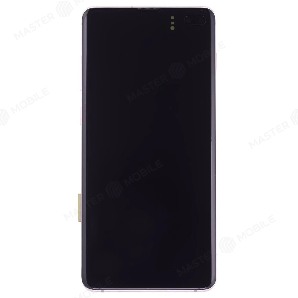 Дисплей для Samsung G975 Galaxy S10+ + тачскрин (розовый) (в рамке) (ORIG100) (SP) фото №1