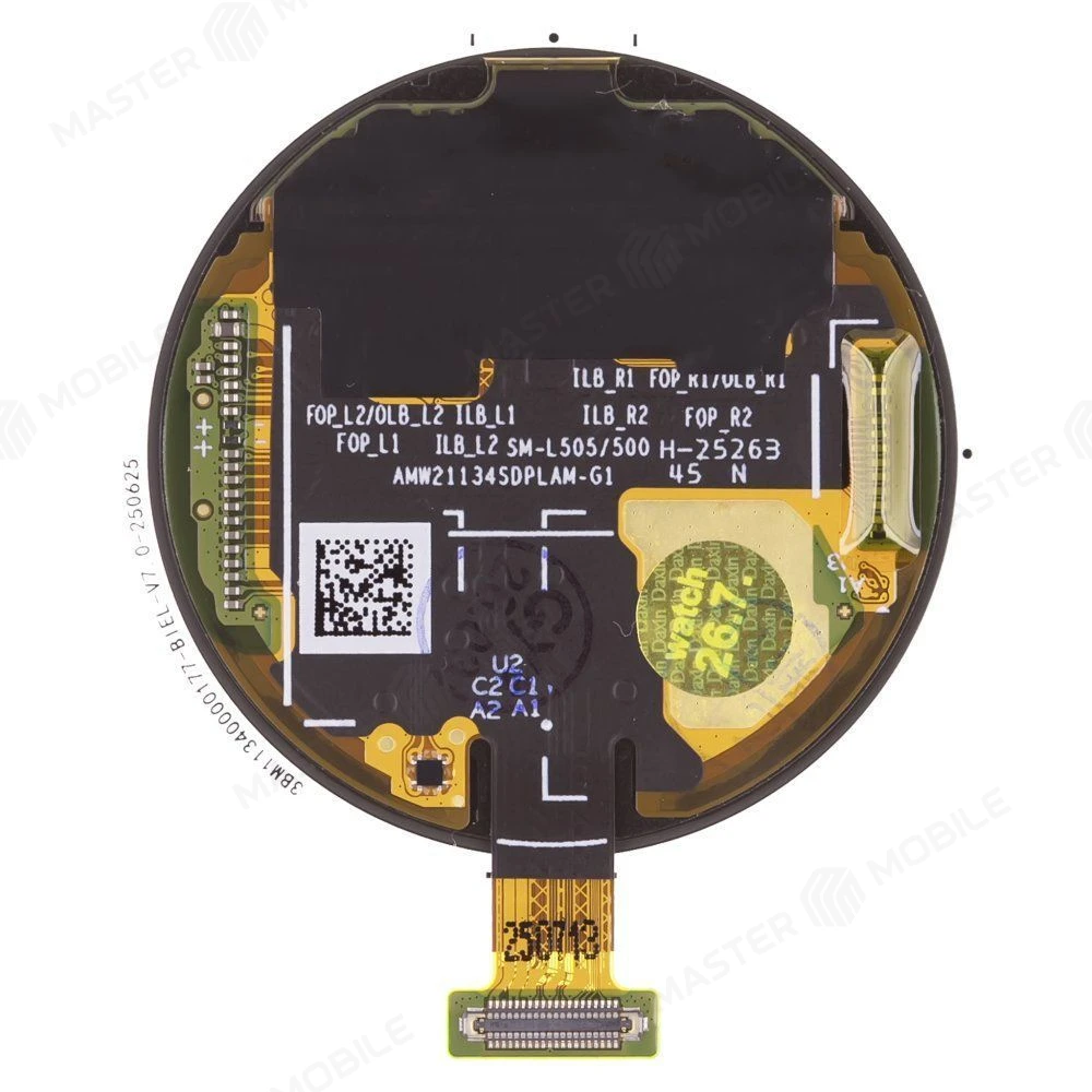 Дисплей для Samsung L500 Galaxy Watch 8 Classic + тачскрин (черный) (ORIG) фото №2