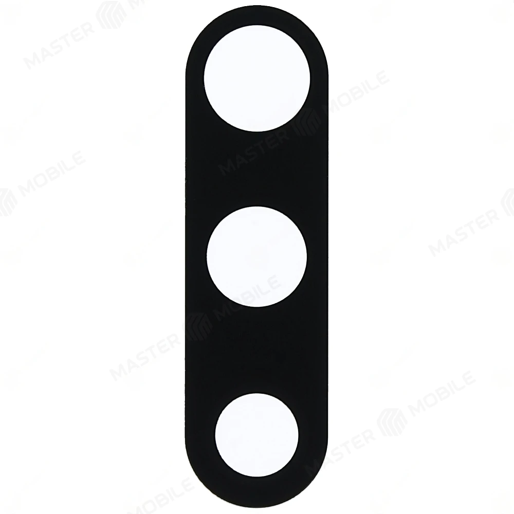 Стекло задней камеры для Samsung N970 Galaxy Note 10 / N975 Galaxy Note 10+ (без рамки) (черный) 