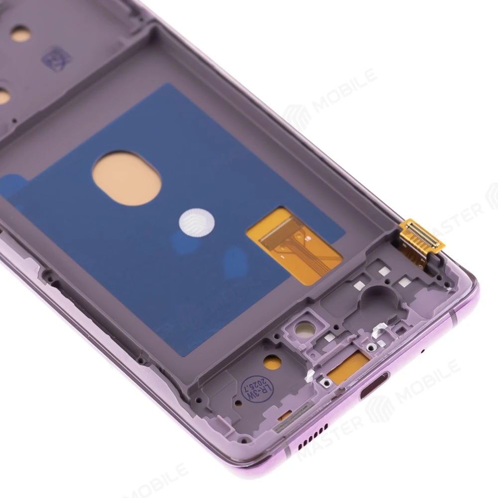 Дисплей для Samsung G780 Galaxy S20 FE + тачскрин (фиолетовый) (в рамке) (OLED) (Full Size) фото №4
