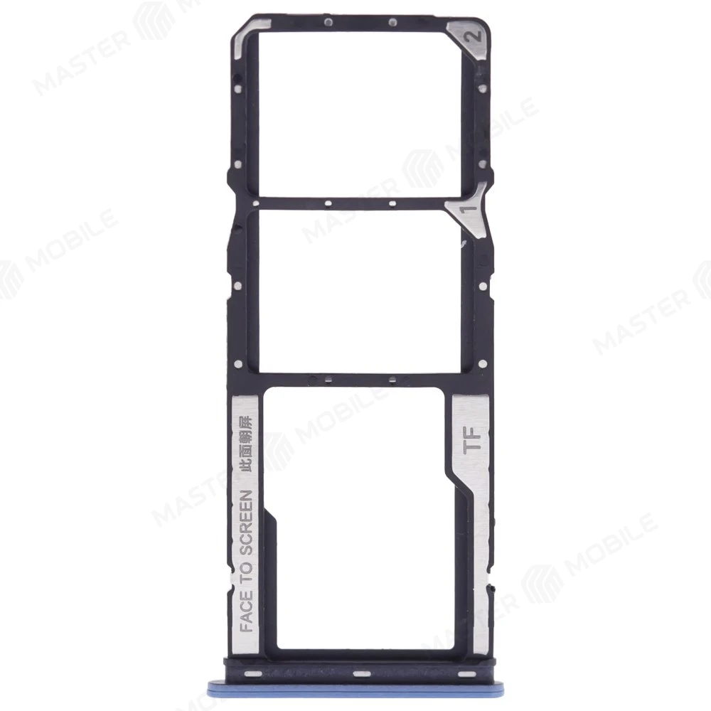 Держатель сим-карты для Xiaomi Poco C51 (2302EPCC4I) (синий)