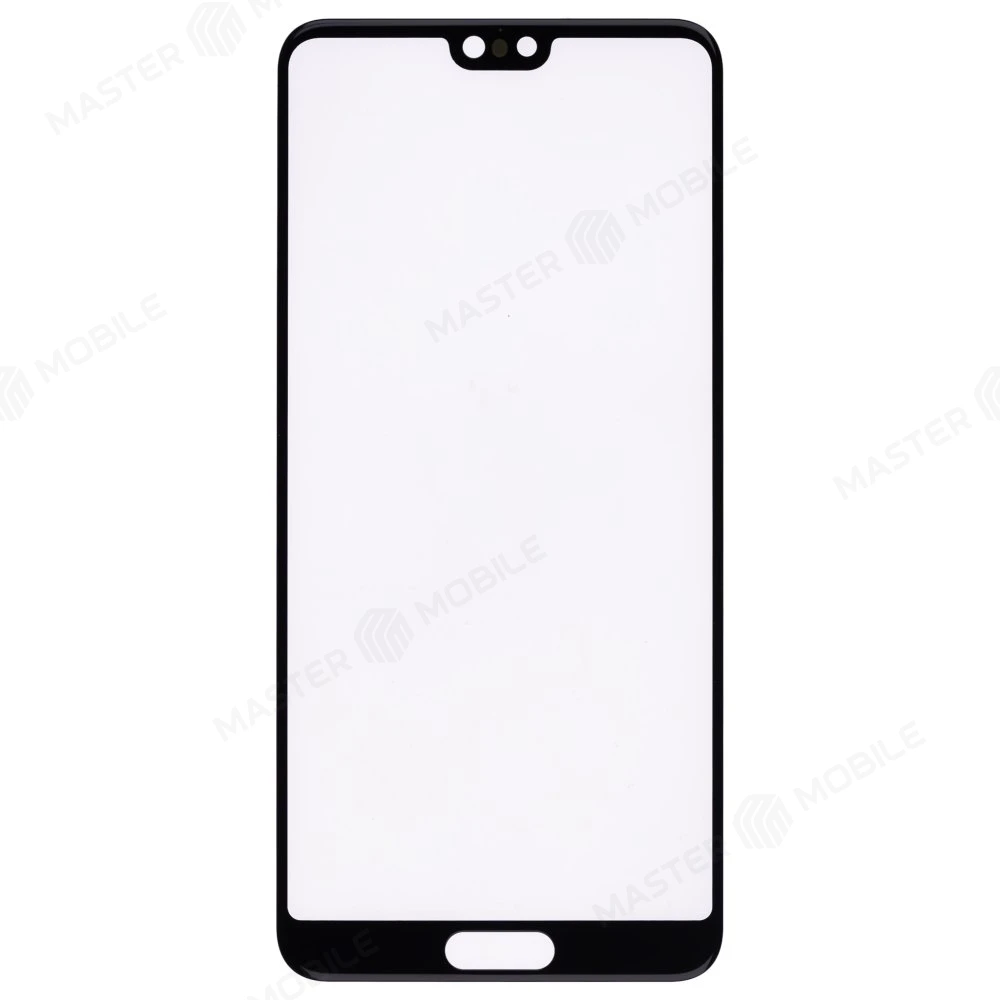 Стекло модуля для Huawei P20 (EML-L29) + OCA (черный)  фото №1