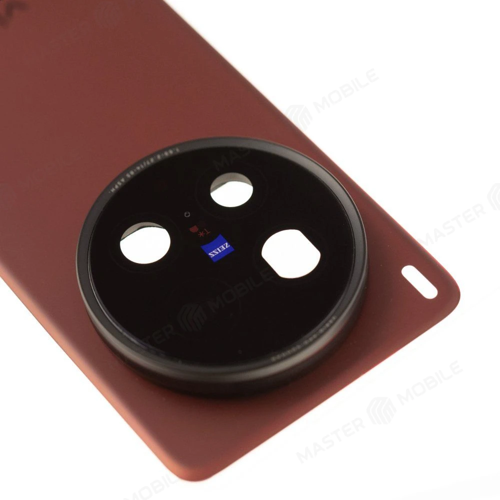 Задняя крышка для Vivo X200 Ultra (V2454A) (красный) (в сборе со стеклом камеры)  фото №3