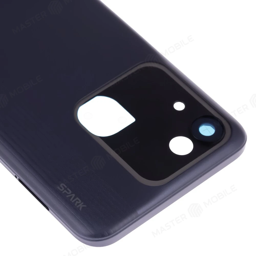 Задняя крышка для Tecno Spark 8C (KG5N) (черный) фото №3