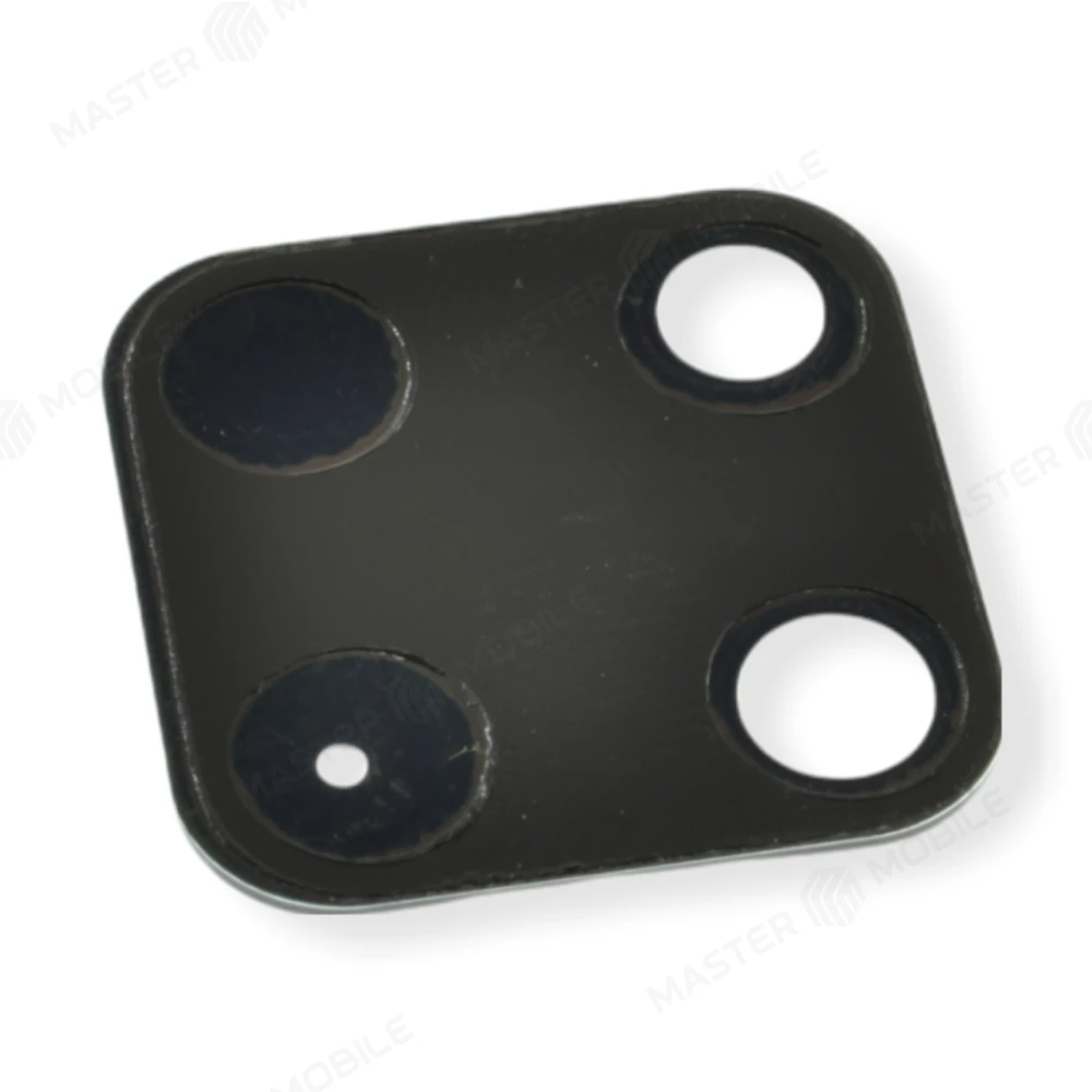 Стекло задней камеры для Huawei Y5p (DRA-LX9) (без рамки) (черный) фото №2