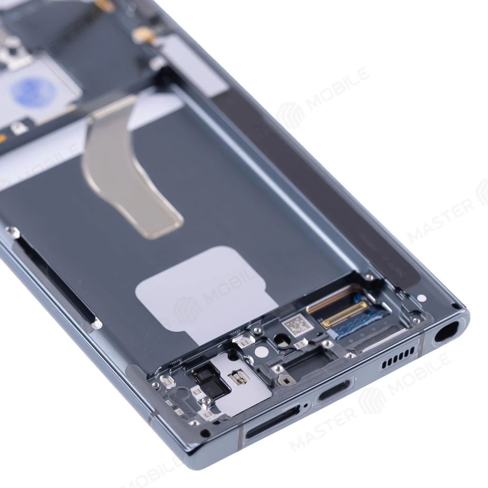 Дисплей для Samsung S908 Galaxy S22 Ultra + тачскрин (зеленый) (в рамке) (ORIG100) (возможен дефект ЛКП) фото №4