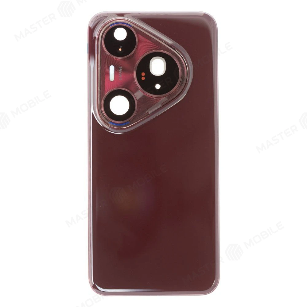 Задняя крышка для Huawei Pura 80 Pro (LMR-LX9) (красный) (в сборе со стеклом камеры) (ORIG100)