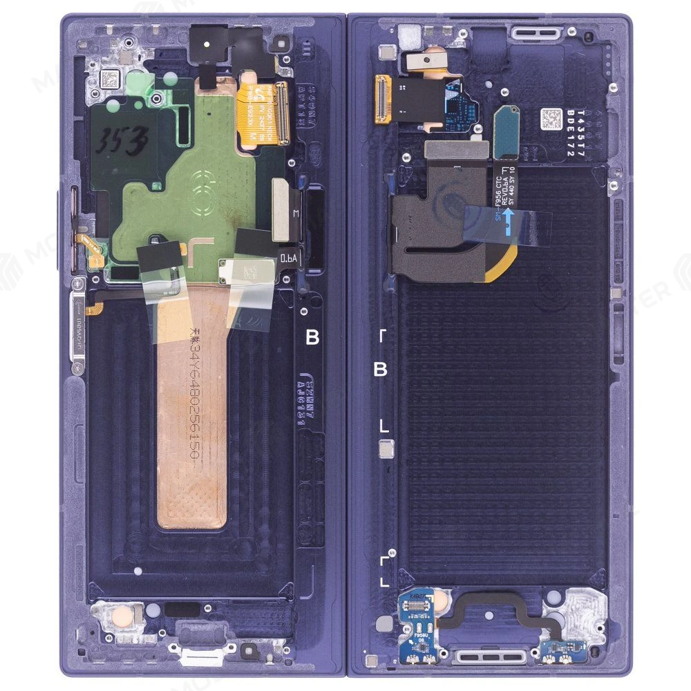 Дисплей для Samsung F956 Galaxy Z Fold 6 + тачскрин (внутренний) (синий) (в рамке) (ORIG100) (SP) фото №2