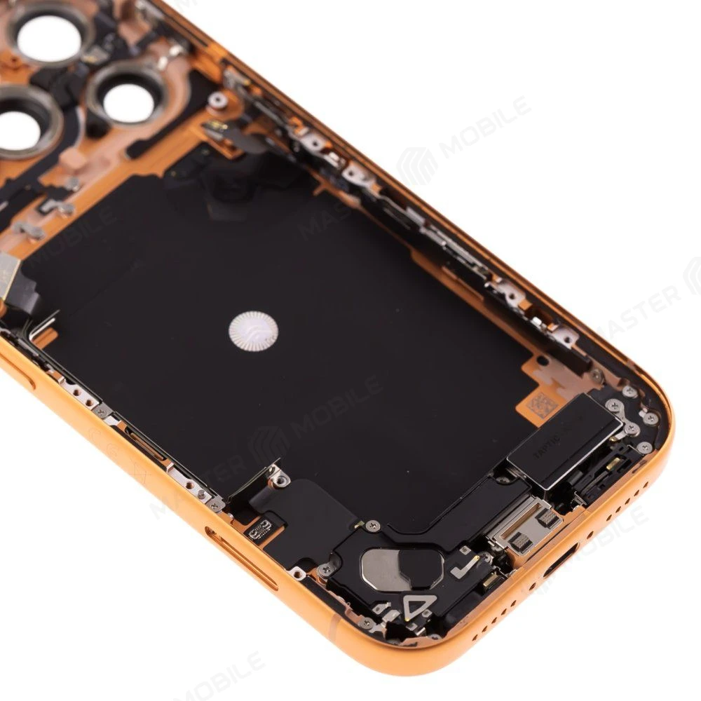 Корпус для Apple iPhone 17 Pro (SIM + eSIM) (оранжевый) (в сборе) (ORIG100) (Снятый) (возможен дефект ЛКП) фото №4