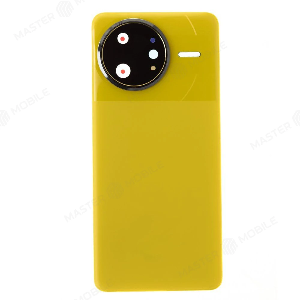 Задняя крышка для Xiaomi Poco F7 Ultra (24122RKC7G) (желтый) (в сборе со стеклом камеры)