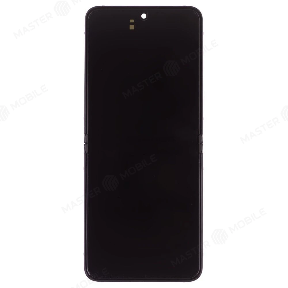 Дисплей для Samsung F731 Galaxy Z Flip 5 + тачскрин (внутренний) (фиолетовый) (в рамке) (ORIG100) (возможен дефект ЛКП) фото №1