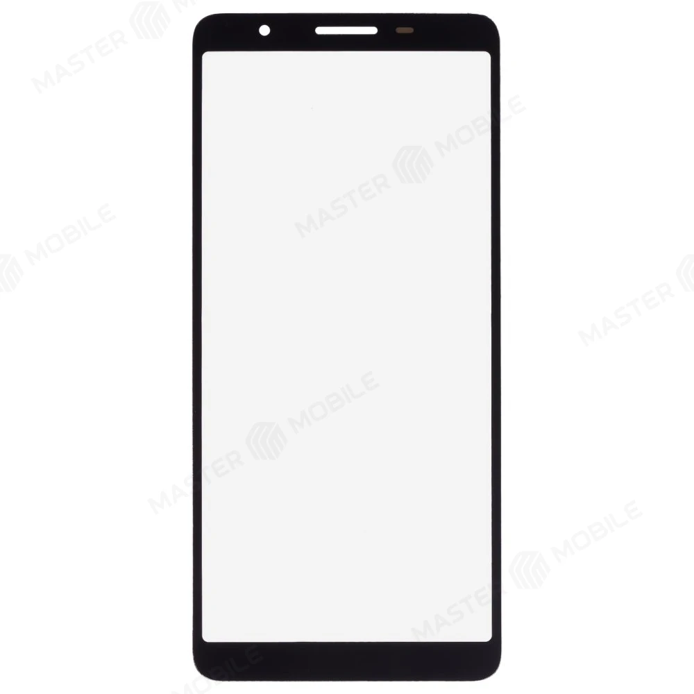 Стекло модуля для Samsung A013 Galaxy A01 Core + OCA (черный)  фото №1