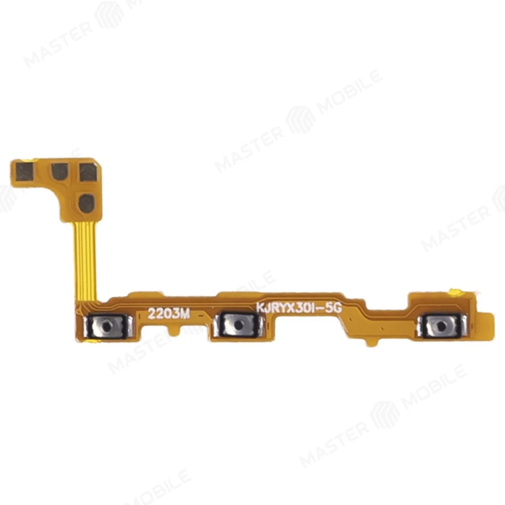 Шлейф для Huawei Honor X8 (TFY-LX1) с комп. (на кнопку включения и кнопки громкости)  фото №1