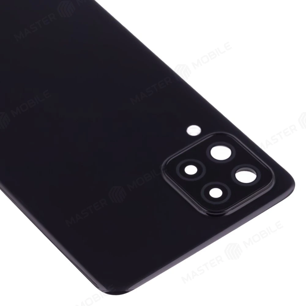 Задняя крышка для Samsung A225 Galaxy A22 (черный) (в сборе со стеклом камеры) фото №3