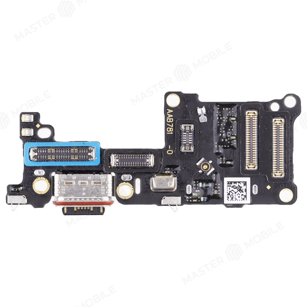 Нижняя плата для Realme GT 6 China (RMX3800) с комп. + разъем зарядки + микрофон + разъем SIM (ORIG100) фото №1