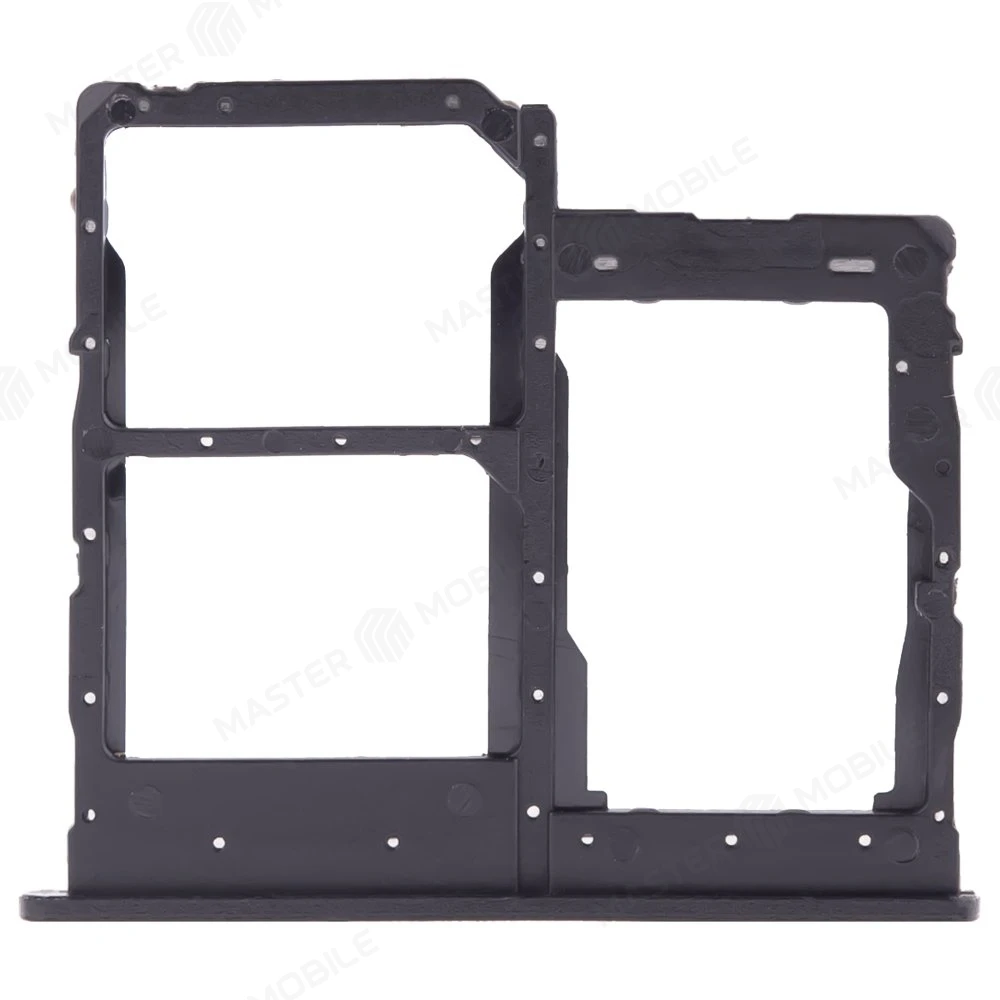 Держатель сим-карты для Samsung A013 Galaxy A01 Core (черный) фото №1