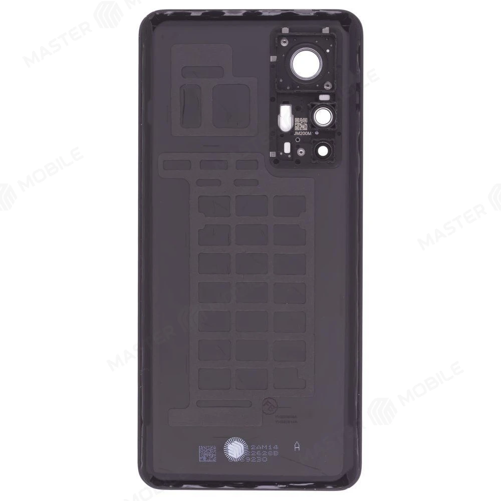 Задняя крышка для Xiaomi 12T Pro (22081212UG) (черный) (в сборе со стеклом камеры) (ORIG100) фото №2