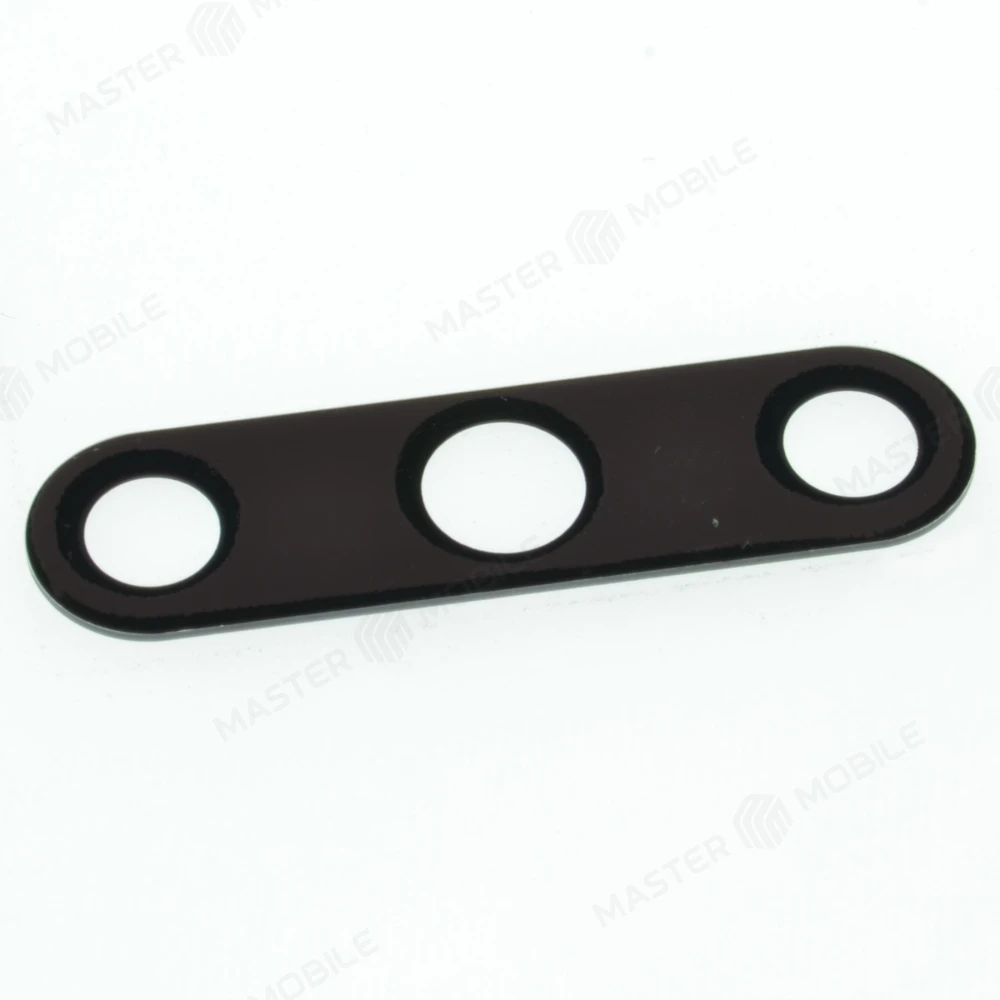 Стекло задней камеры для Huawei Honor 9C (AKA-L29) (без рамки) (черный) фото №2