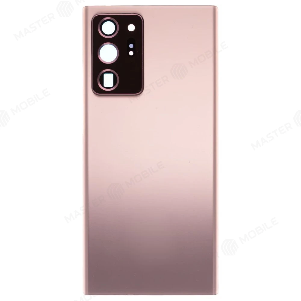 Задняя крышка для Samsung N985 Galaxy Note 20 Ultra / N986 Galaxy Note 20 Ultra 5G (бронзовый) (в сборе со стеклом камеры) (ORIG100)  фото №1
