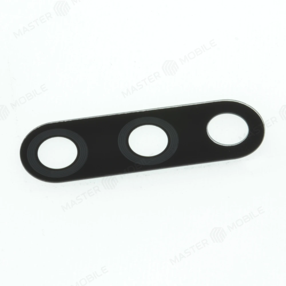 Стекло задней камеры для Huawei Honor 7C (AUM-L41) / Y7 Prime 2018 (LDN-L21) (без рамки) (черный) фото №1