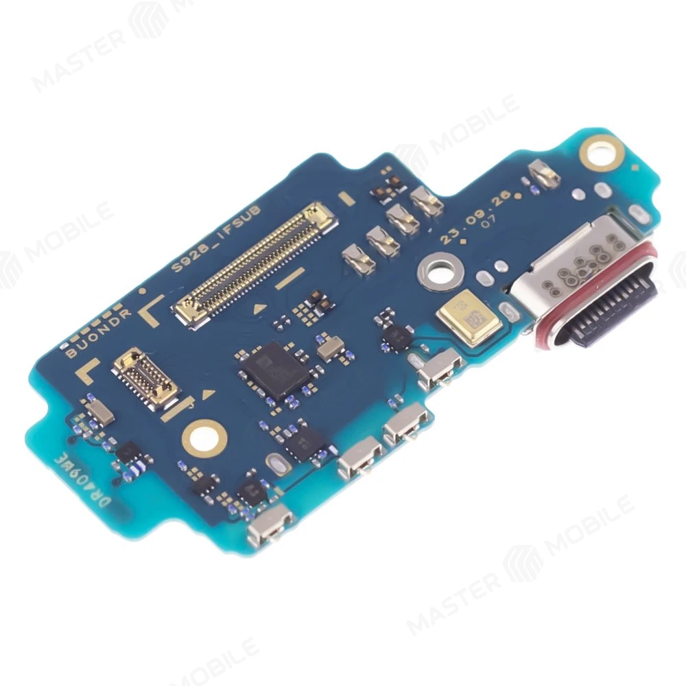 Нижняя плата для Samsung S928 Galaxy S24 Ultra с комп. + разъем зарядки + микрофон (ORIG100) фото №3