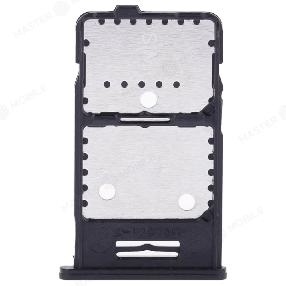 Держатель сим-карты для Samsung M317 Galaxy M31s (черный) фото №1