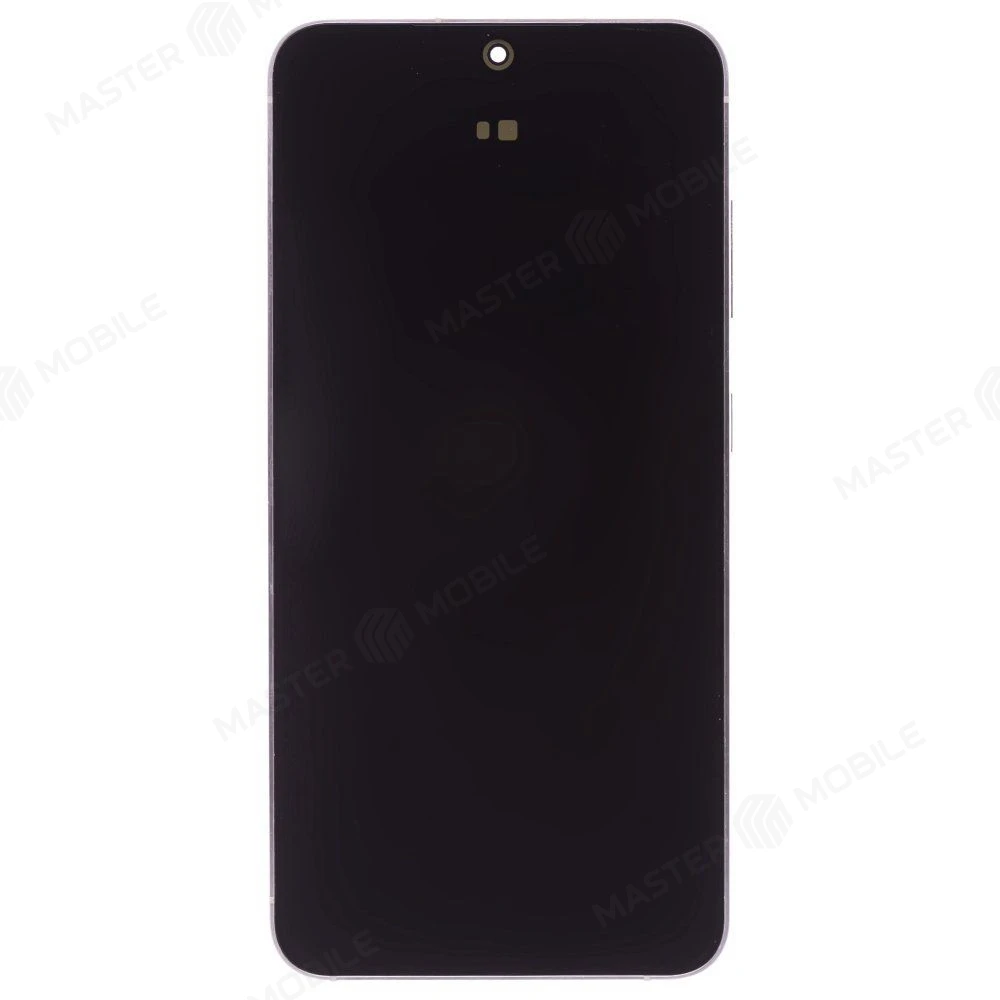 Дисплей для Samsung S921 Galaxy S24 + тачскрин (серебристый) (в рамке) (ORIG100) (возможен дефект ЛКП)