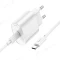 Сетевое зарядное устройство Hoco C109A TypeC 20W + кабель TypeC - TypeC (белый) фото №2