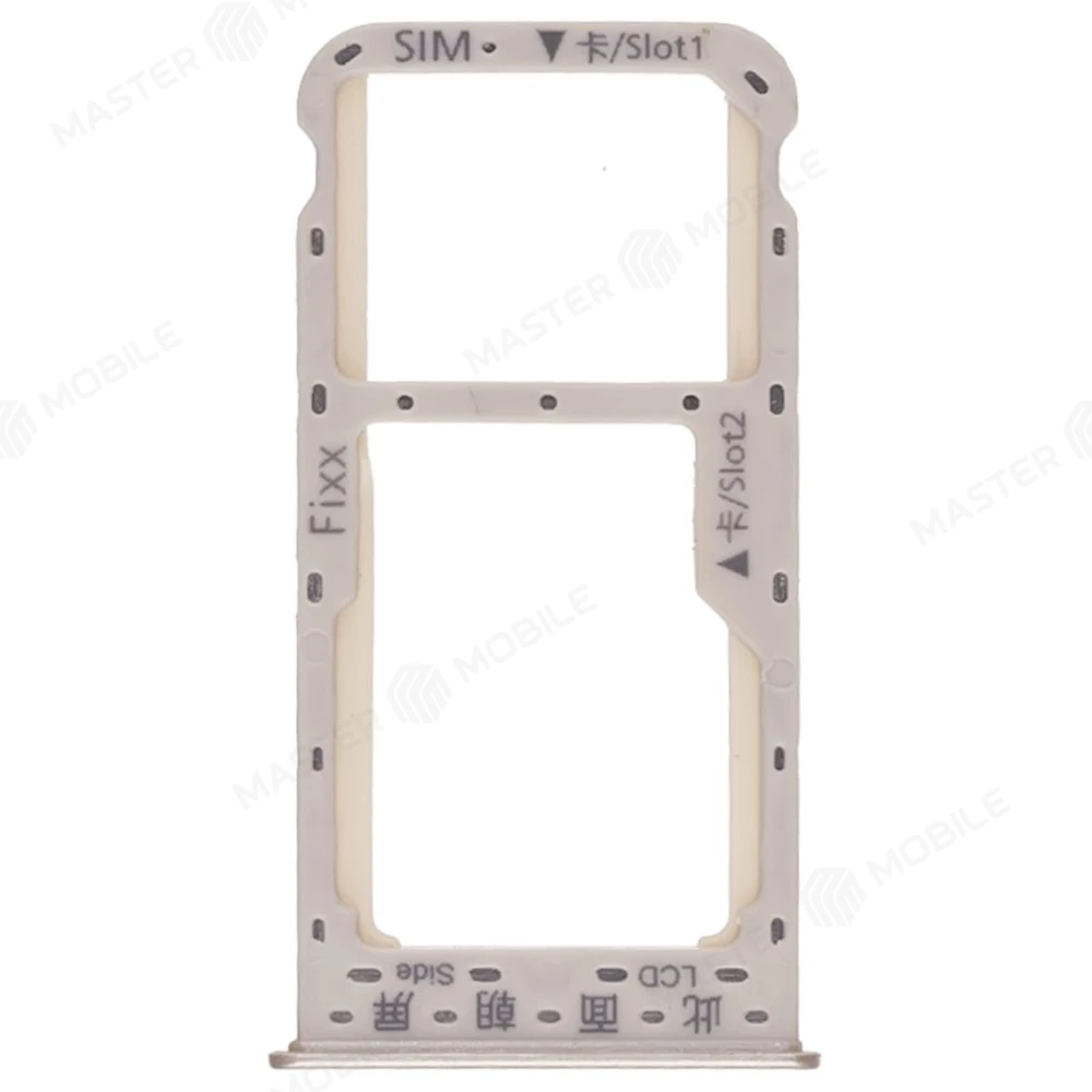 Держатель сим-карты для Huawei P Smart (FIG-LX1) (золотистый) фото №1