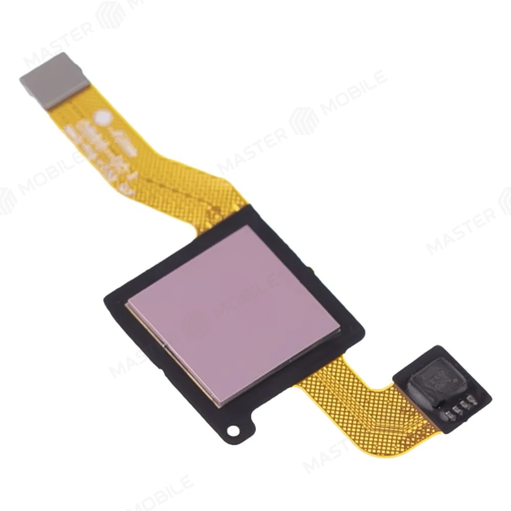 Шлейф для Xiaomi Redmi Note 5 / Redmi Note 5 Pro с комп. + сканер отпечатка пальца (розовый)  фото №3