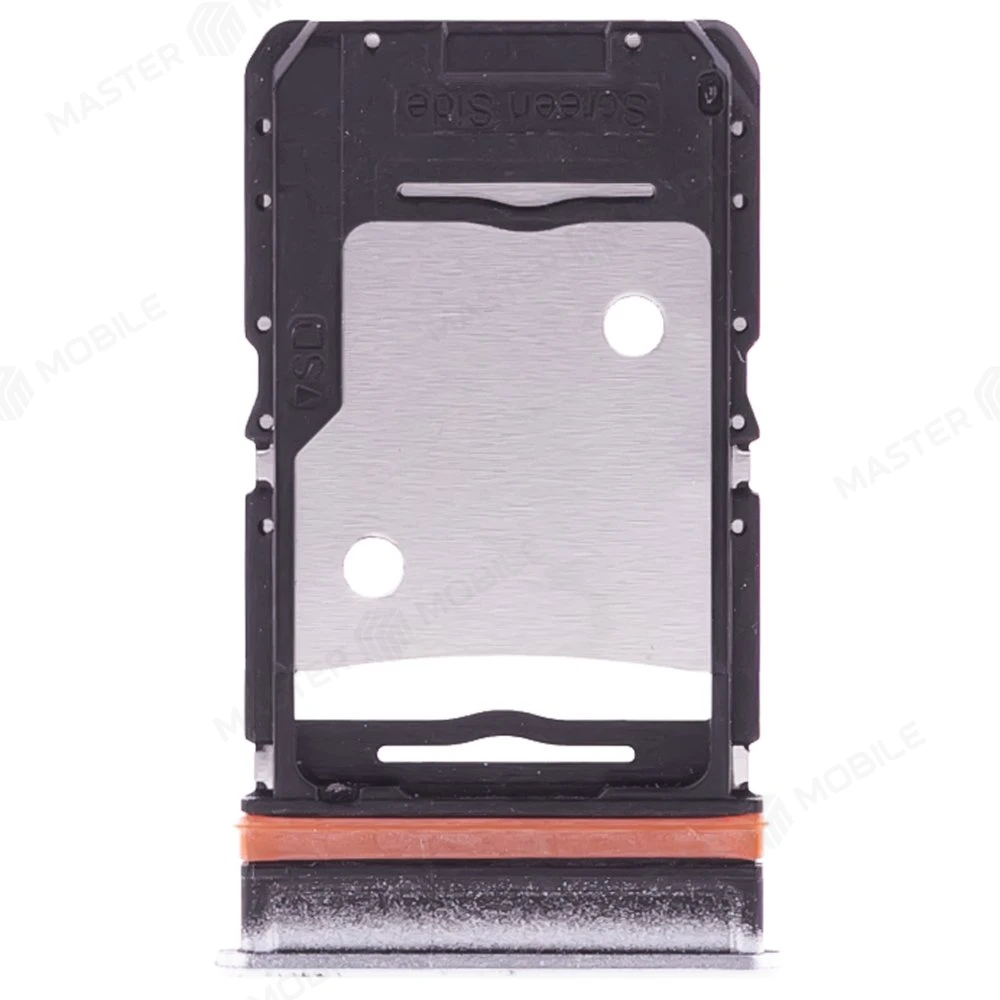 Держатель сим-карты для Tecno Pova 3 (LF7N) (серебристый) фото №2