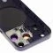 Корпус для Apple iPhone 14 Pro в дизайне Apple iPhone 17 Pro (синий) (Premium) фото №3