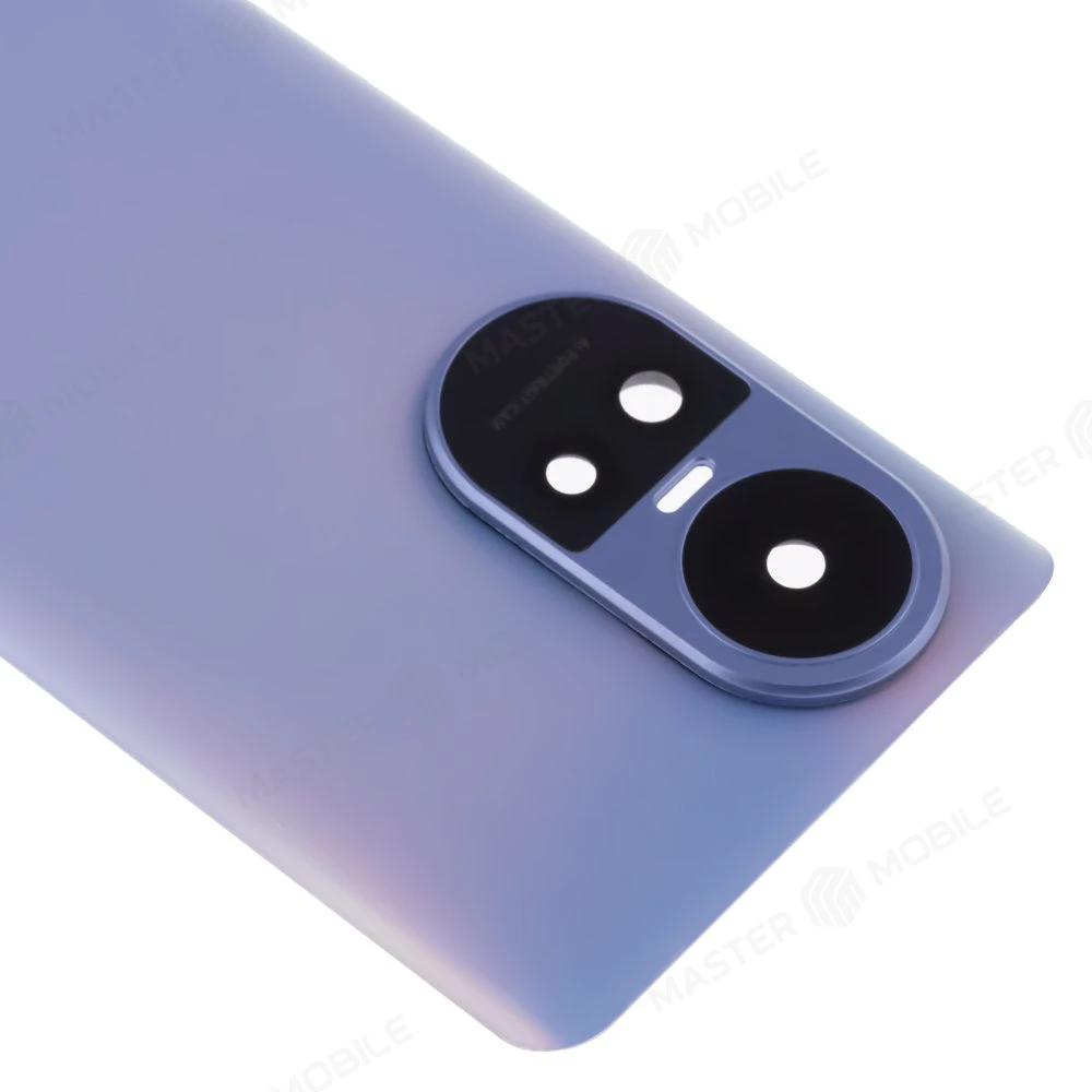Задняя крышка для OPPO Reno 10 5G (CPH2531) (голубой) (в сборе со стеклом камеры) фото №3