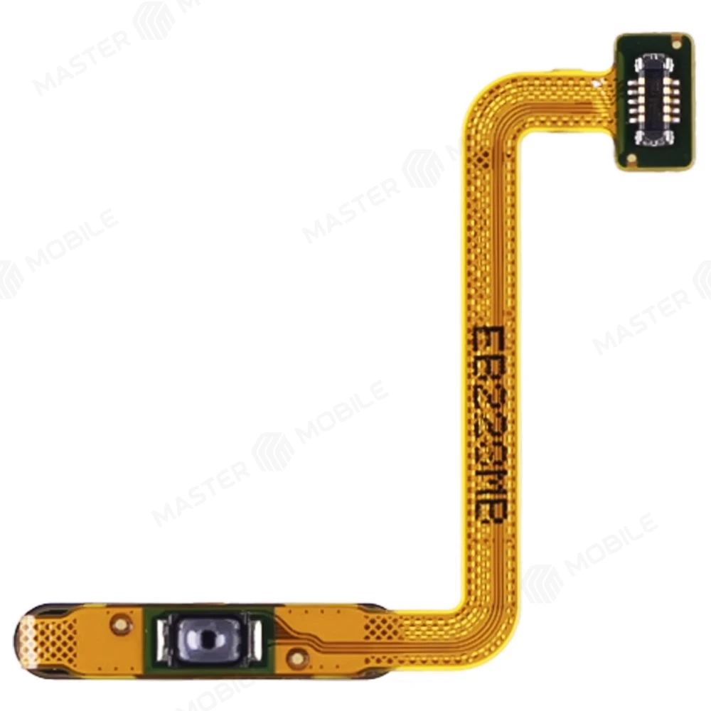 Шлейф для Samsung M536 Galaxy M53 5G с комп. + сканер отпечатка пальца (кнопка включения) (черный)  фото №2