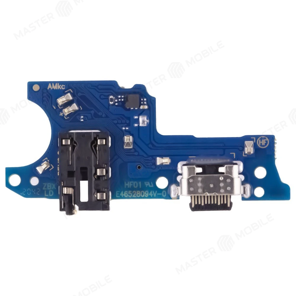 Нижняя плата для Samsung A025 Galaxy A02s / A037 Galaxy A03s с комп. + разъем зарядки + разъем гарнитуры + микрофон  фото №2