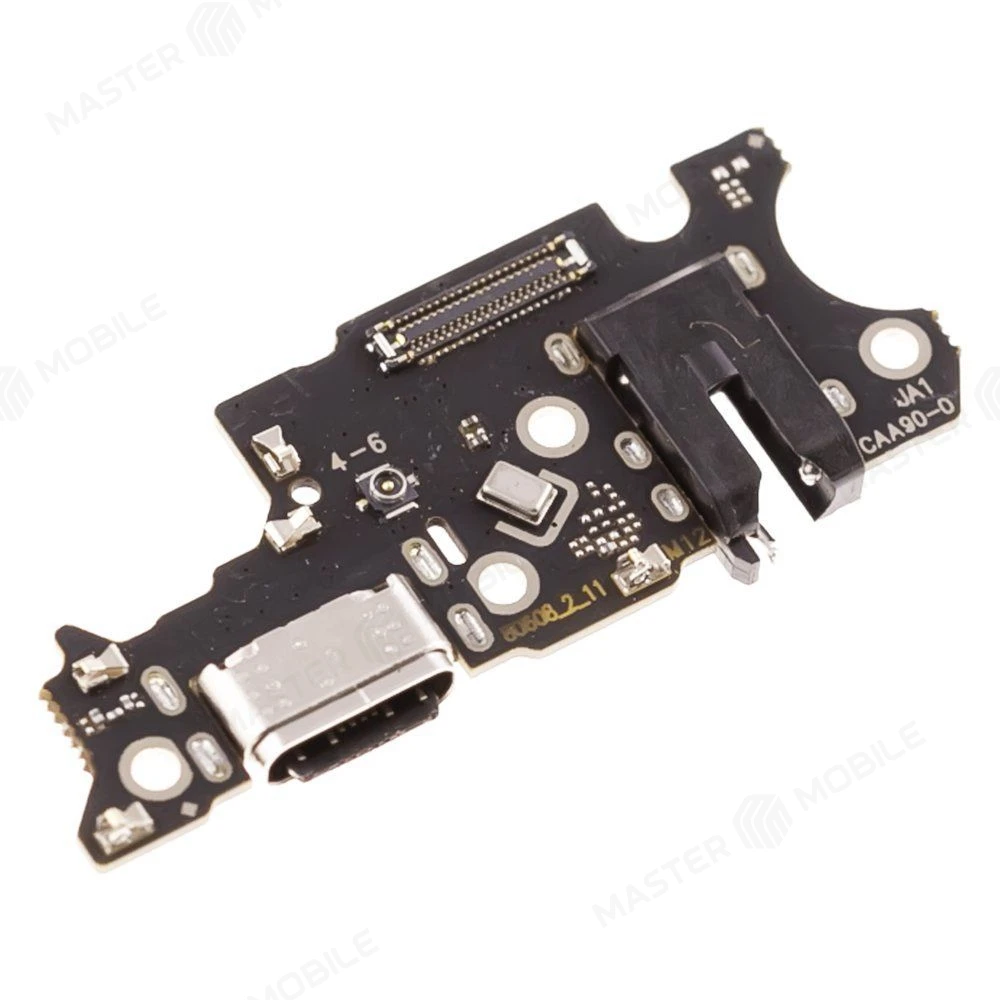 Нижняя плата для OPPO A3x (CPH2641) с комп. + разъем зарядки + микрофон + разъем гарнитуры фото №3