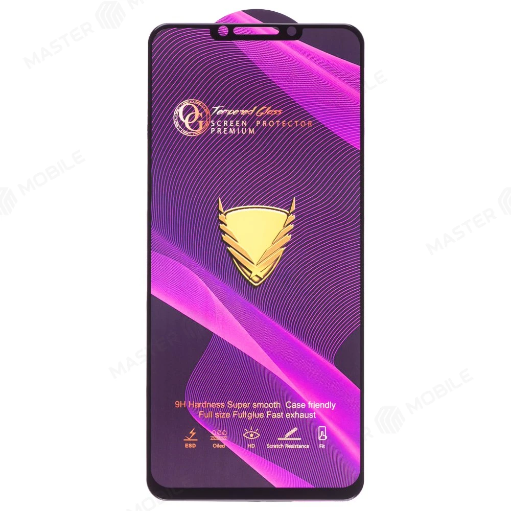 Защитное стекло OG Glass (3 в 1) для Huawei Nova Y91 (STG-LX1) (черный) фото №1