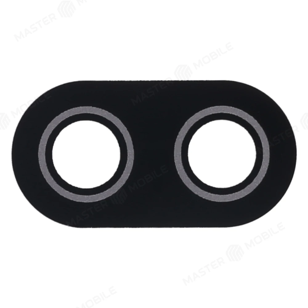 Стекло задней камеры для Asus ZenFone 4 Max (ZC520KL) (без рамки) (черный) 