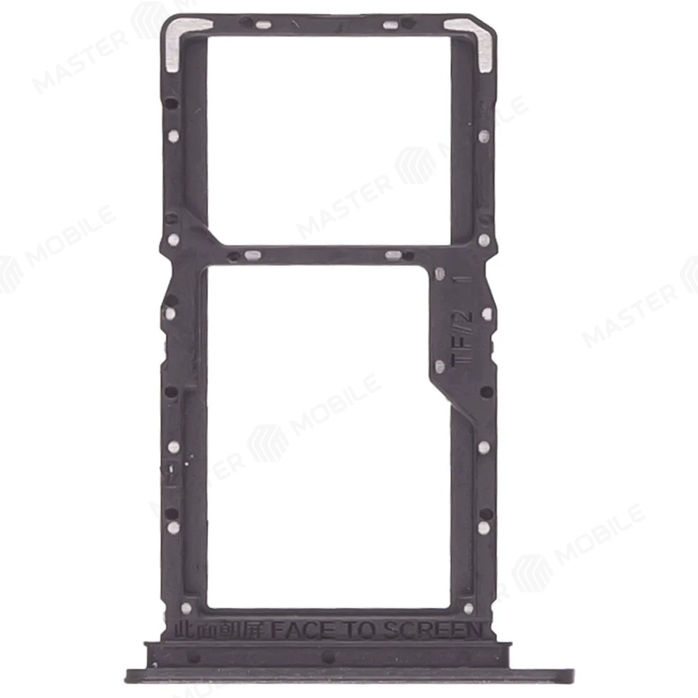 Держатель сим-карты для Xiaomi Poco M6 Pro 4G (2312FPCA6G) (черный) фото №1