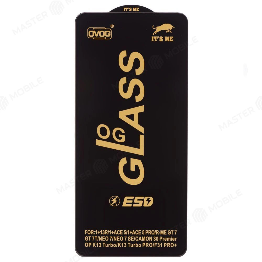 Защитное стекло OG Glass для Realme GT 7 (RMX5061) (черный)