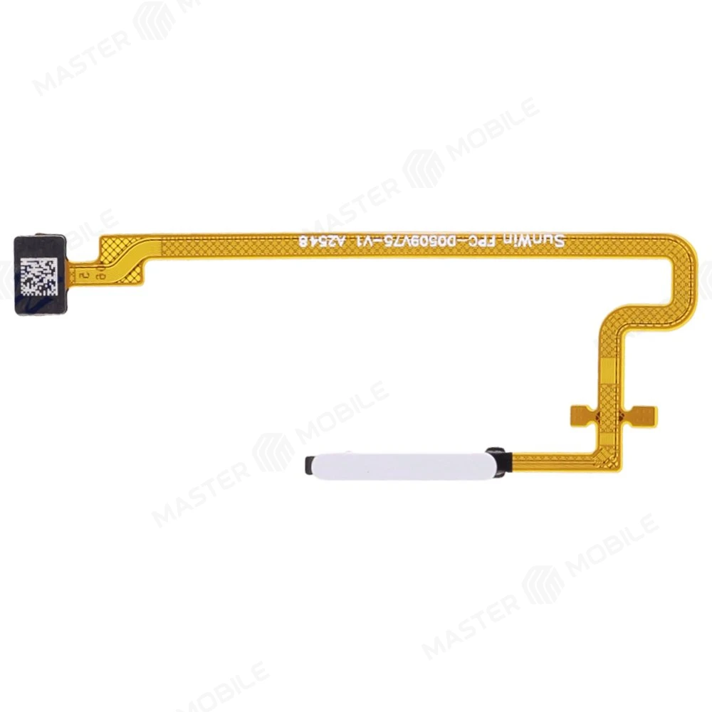 Шлейф для Tecno Spark 10 Pro (KI7) с комп. + сканер отпечатка пальца (белый)  фото №1