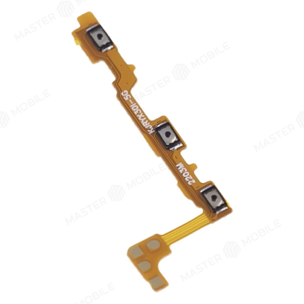 Шлейф для Huawei Honor X8 (TFY-LX1) с комп. (на кнопку включения и кнопки громкости)  фото №3